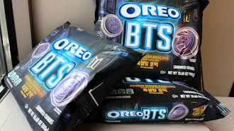 New Oreo and BTS collaboration cookies in New York, May 25, 2026.