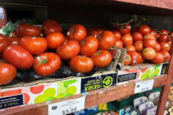 Tomatoes at a supermarket in New York, May 26, 2026.
