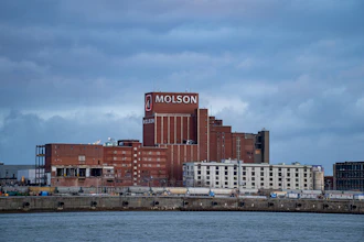 Molson brewery in Montreal, Dec. 2025.