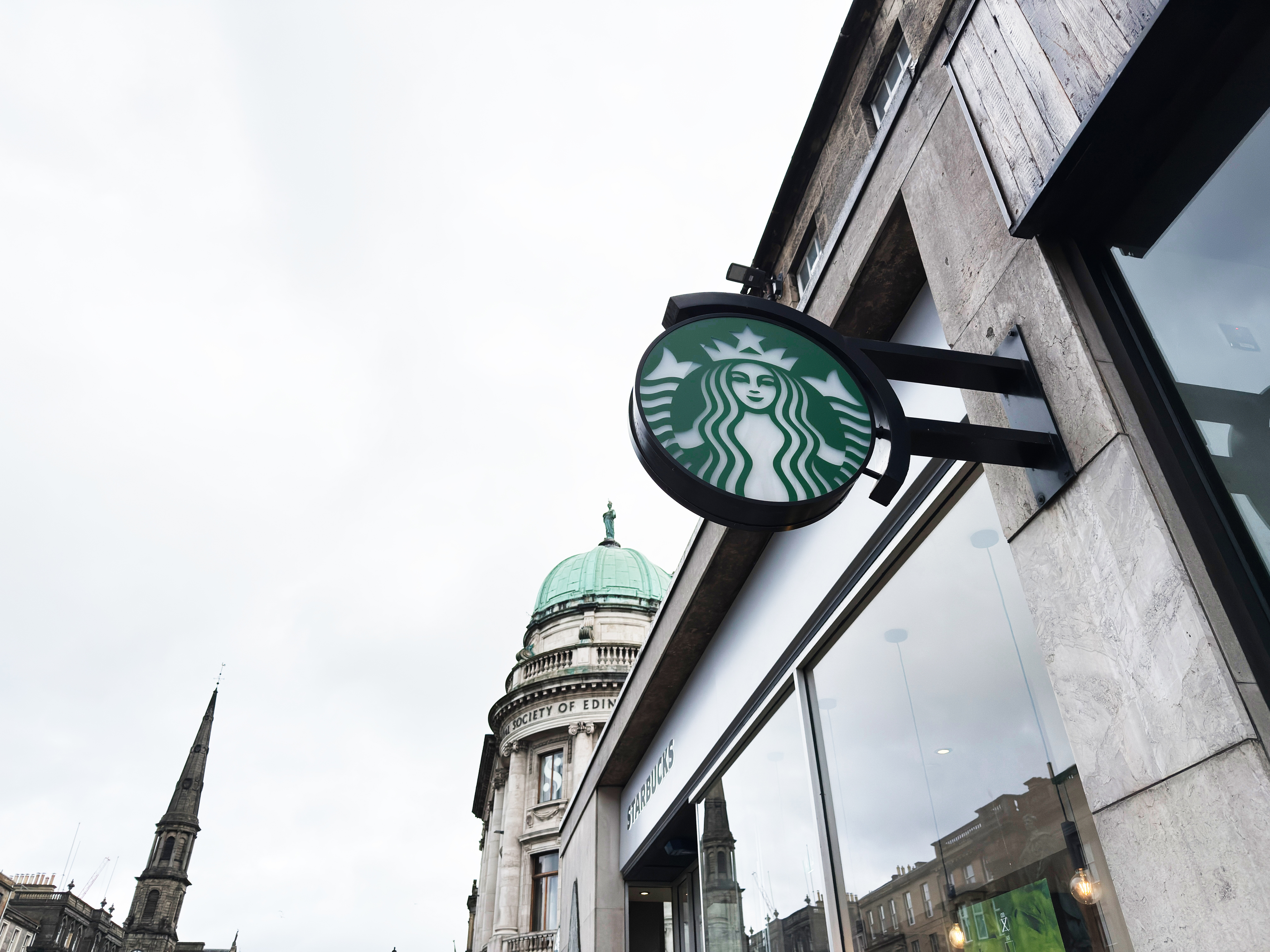 Starbucks store in Edinburgh, Feb. 2026.