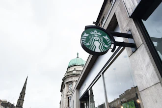 Starbucks store in Edinburgh, Feb. 2026.