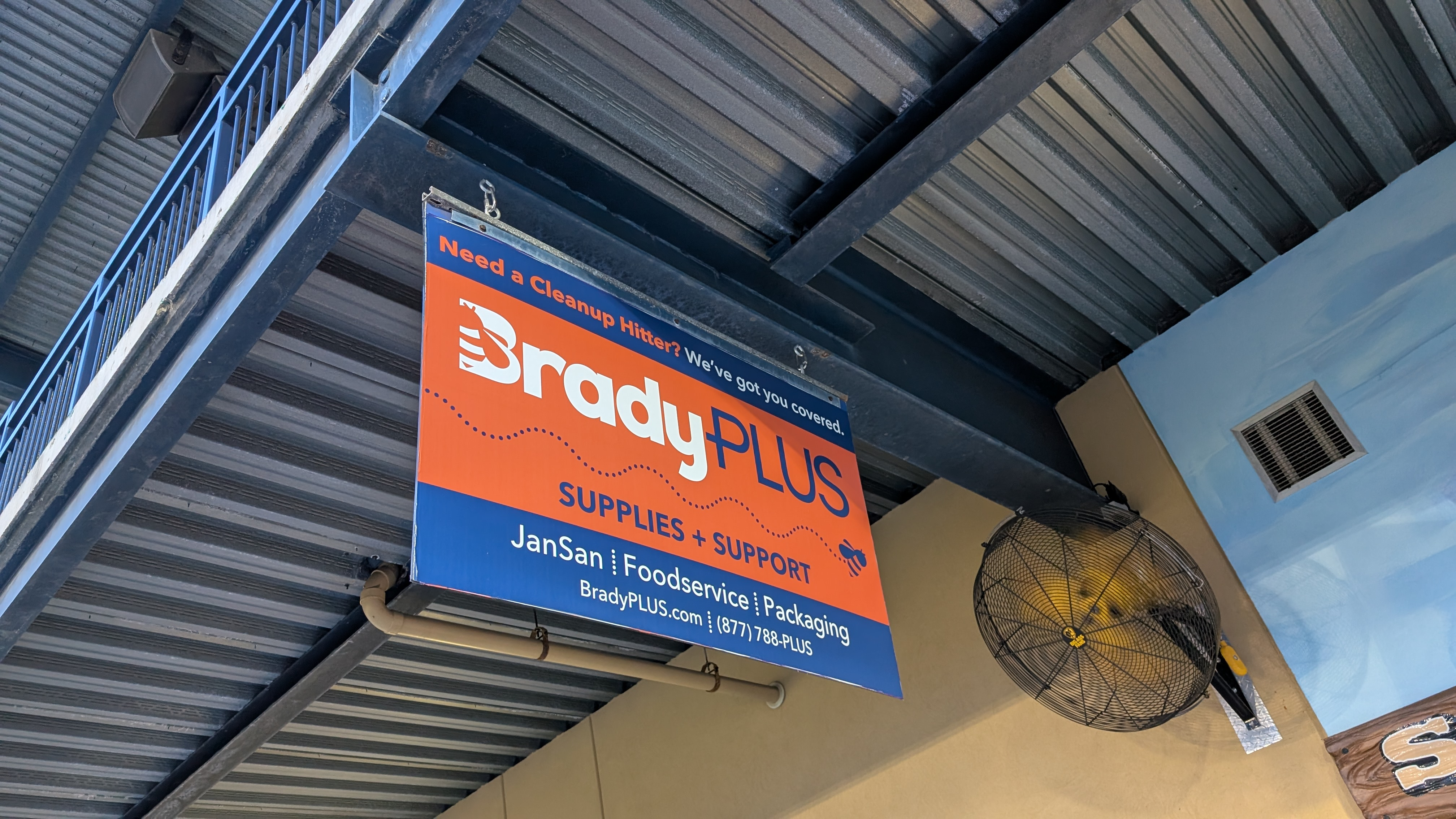 BradyPlus sign in Biloxi, Miss., May 2025.