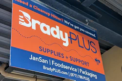 BradyPlus sign in Biloxi, Miss., May 2025.