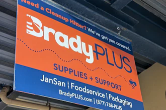 BradyPlus sign in Biloxi, Miss., May 2025.
