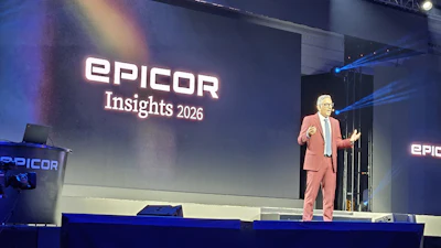 Epicor President and Chief Product and Technology Officer Vaibhav Vohra speaks at Insights 2026.