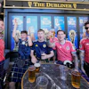 Scottish fans at a pub in Boston, June 13, 2026.