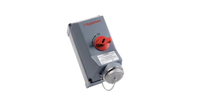ASR Nonmetallic Interlocked Receptacles prevent electrical arcing when used with fixed or portable heavy duty equipment.