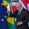 Brazil President Luiz Inacio Lula da Silva at the G7 summit, Evian-les-Bains, France, June 16, 2026.