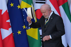 Brazil President Luiz Inacio Lula da Silva at the G7 summit, Evian-les-Bains, France, June 16, 2026.