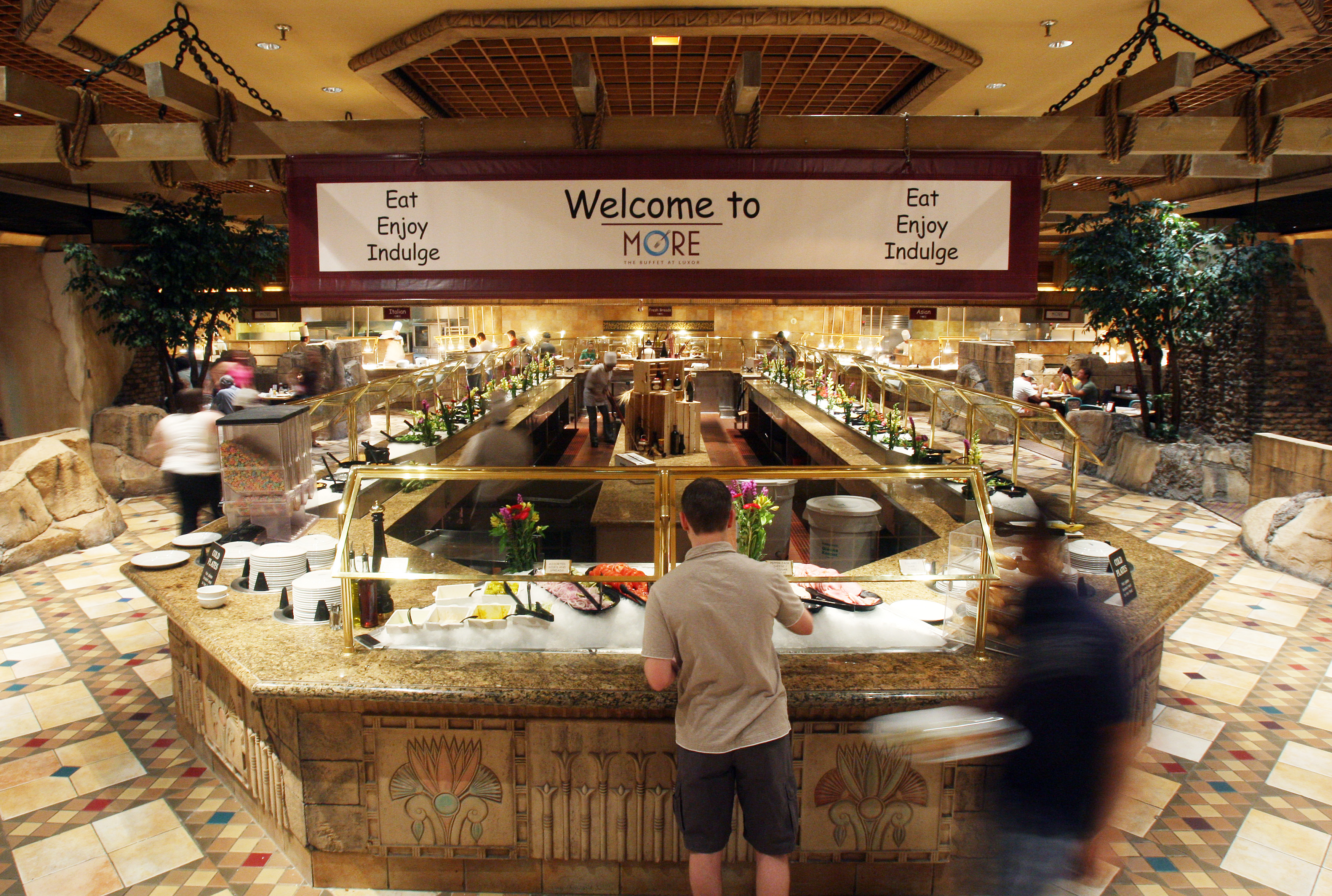 The More buffet at the Luxor hotel & casino in Las Vegas, May 22, 2009.