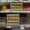Eggs for sale at a grocery store, Feb. 10, 2026, Chicago.