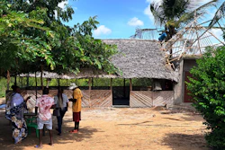 An unfinished restaurant under construction by a women's group led by Nuru Mohammed, Sabaki, Malindi, Kenya, June 15, 2026.