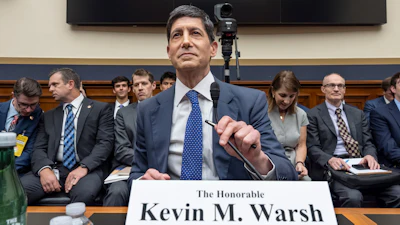 Federal Reserve Chairman Kevin Warsh appears before the House Financial Services Committee, Washington, July 14, 2026.