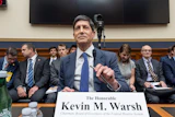 Federal Reserve Chairman Kevin Warsh appears before the House Financial Services Committee, Washington, July 14, 2026.