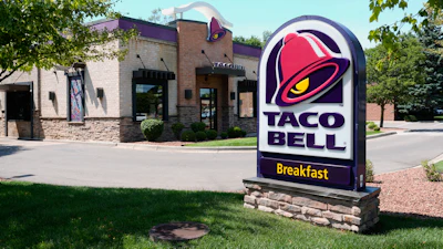 A Taco Bell restaurant in Taylor, Mich., July 14, 2026.