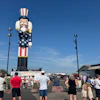 A ribbon-cutting ceremony for 'Verne the Patriot' in Luverne, Minn., July 18, 2026.