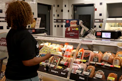 Apral Jack orders deli meat at a Stop & Shop in Lexington, Mass., July 6, 2026.