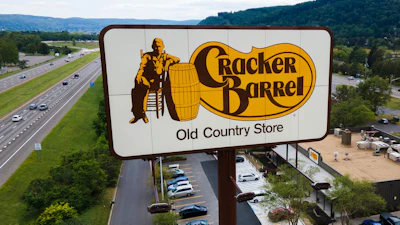 A Cracker Barrel restaurant in Binghamton, N.Y., Aug. 23, 2025.