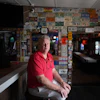 Bobby Kuchinsky, general manager of Half Shell Raw Bar, poses inside his restaurant in Key West, Fla., July 25, 2026.