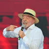Brazilian President Luiz Inacio Lula da Silva speaks during a meeting with members of the Homeless Workers Movement, Taboao da Serra, Brazil, Aug. 8, 2026.