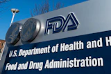A sign for the U.S. Food and Drug Administration outside offices in Silver Spring, Md., Dec. 10, 2020.