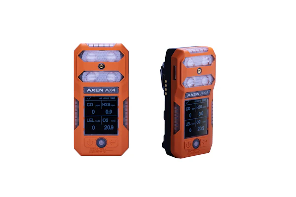 The Axen AX4⢠is a practical four-gas monitor designed by Industrial Scientific to help organizations protect workers with dependable gas detection that is easy to deploy, use and maintain.