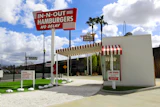A replica of the original In-N-Out Burger in Baldwin Park, Calif., Feb. 2025.