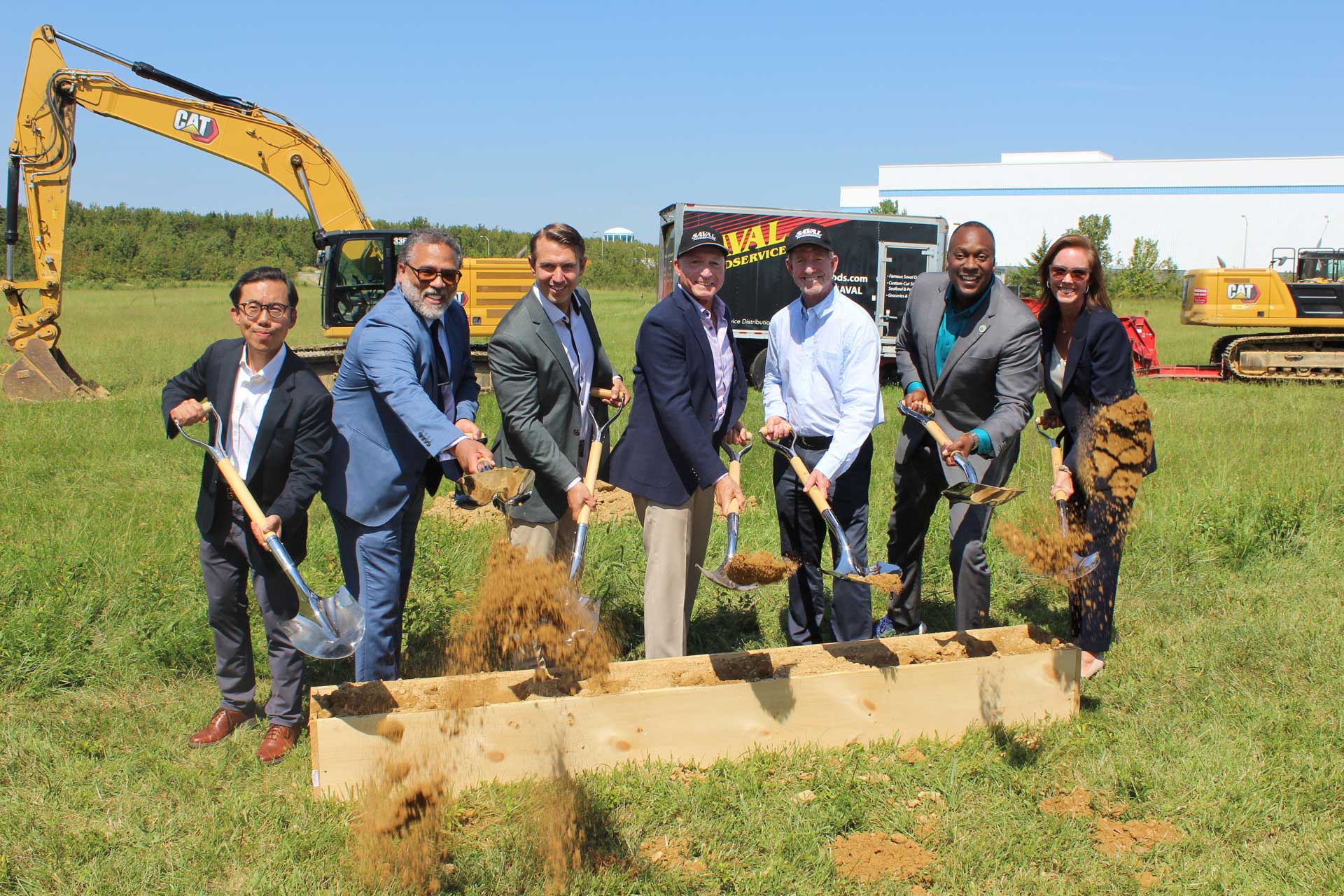 Groundbreaking ceremony for the new Saval Foods headquarters in Columbia, Md., Sept. 9, 2026.