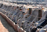 Cattle at a feedlot operated by the Otavio Lage group in Goianesia, Brazil, June 13, 2025.