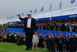 President Trump attends the Irish Open in Doonbeg, Ireland, Sept. 13, 2026.