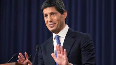 Federal Reserve Board Chairman Kevin Warsh speaks during a news conference at the Federal Reserve in Washington, Sept. 16, 2026.