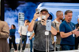 People shop at the Apple store on Fifth Avenue on the day of Apple's launch of the iPhone 18 Pro, Sept. 18, 2026, New York.