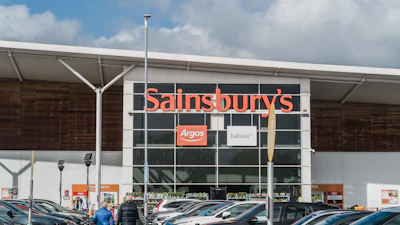 A Sainsbury's supermarket in Nantwich, England, April 2026.