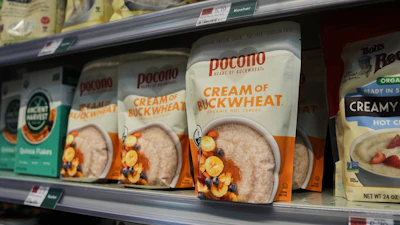 Buckwheat cereal on a shelf at a grocery store in Rochester, N.Y., Aug. 20, 2026.