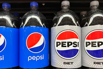 Plastic bottles of Pepsi at a grocery store in New York, Nov. 15, 2023.