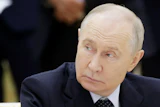 Russian President Vladimir Putin attends the extended format meeting at the Commonwealth of Independent States (CIS) summit in Turkmenbasy, Turkmenistan, Oct. 9, 2026.