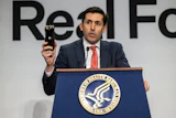 Calley Means, senior advisor for the U.S. Department of Health and Human Services, delivers remarks at HHS Headquarters in Washington, Feb. 11, 2026.